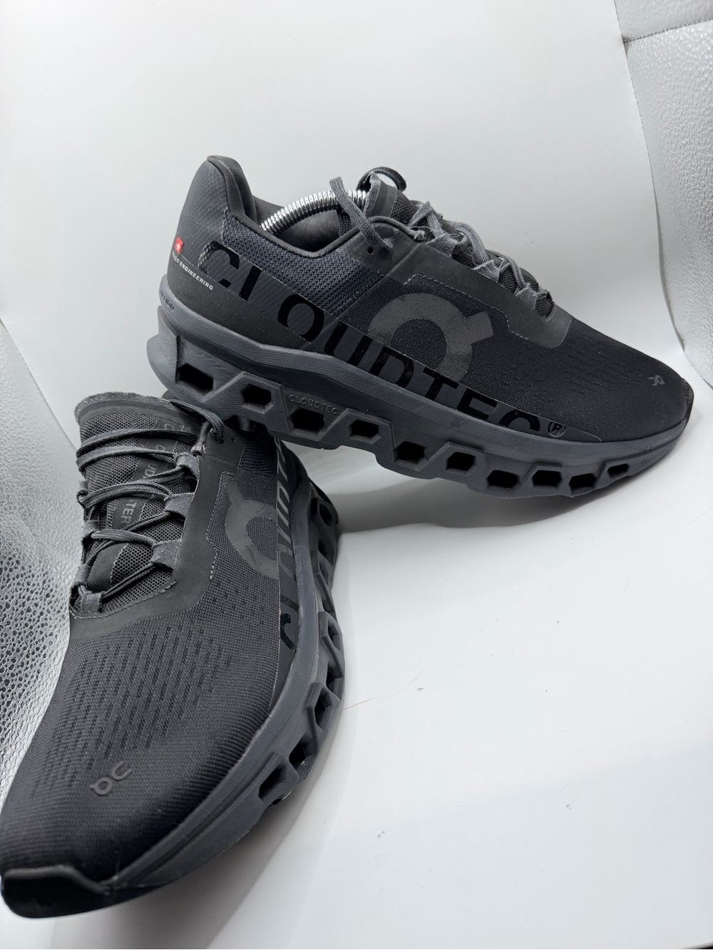On Running Men’s CloudTec Athletic Shoes in Black